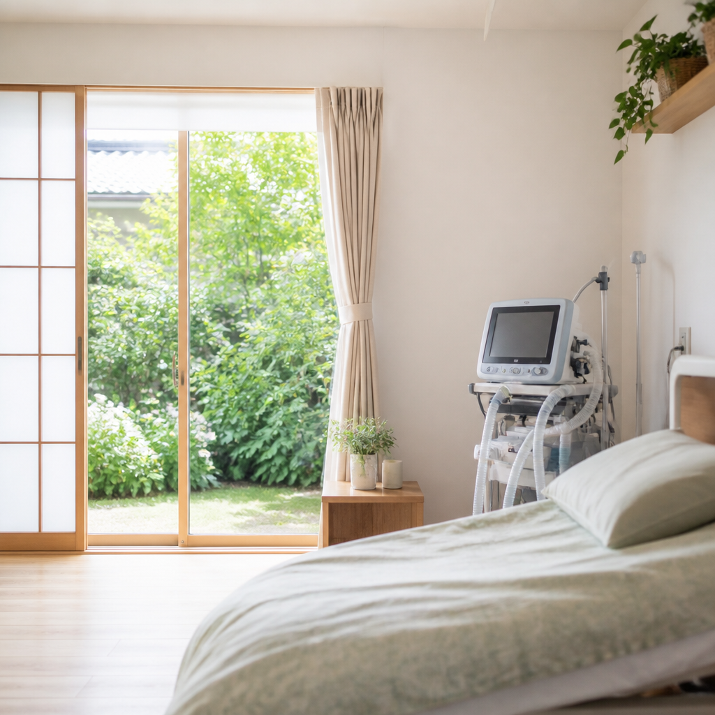 あなたの大切な生活を支える、人工呼吸器利用者のための手厚いサポート。