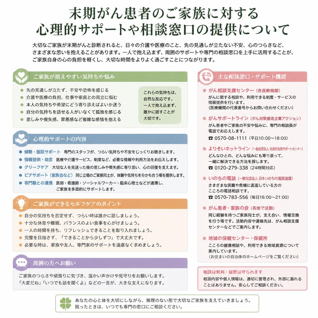 4. ご家族へのサポート
