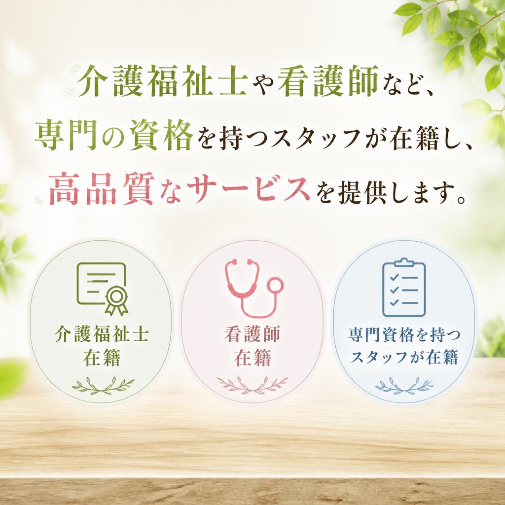 安心のスタッフ体制