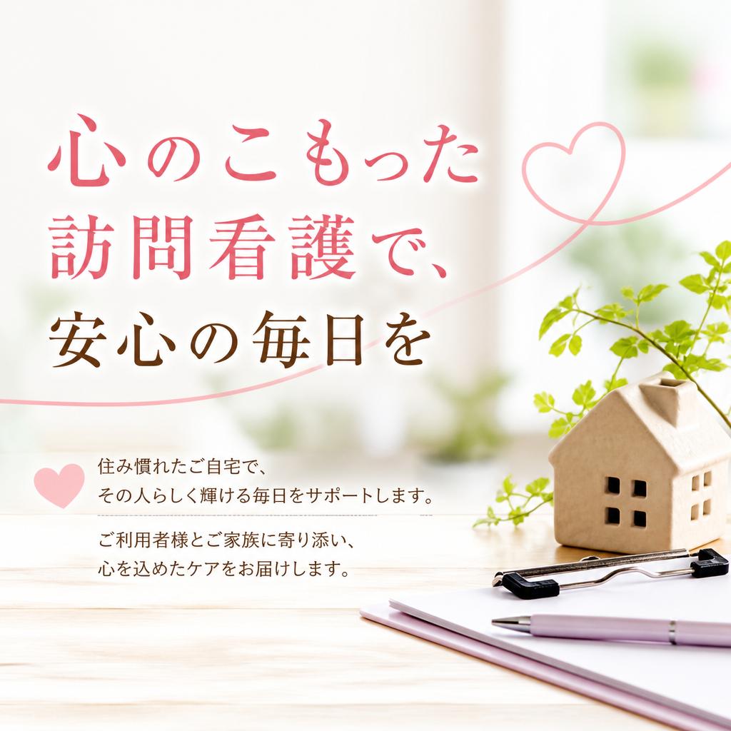 心のこもった訪問看護で、安心の毎日を