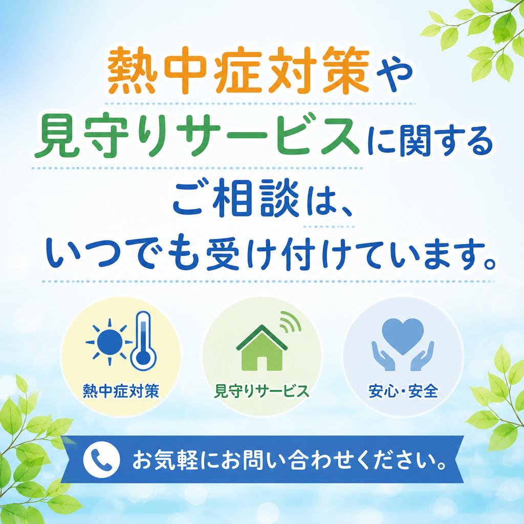 お問い合わせはお気軽に！